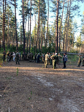 Очередная встреча с военнослужащими на передовой