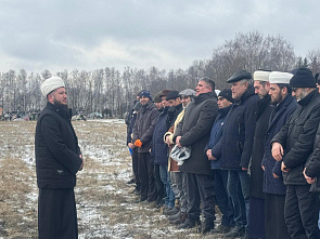 В Серебряных Прудах простились с участником Специальной военной операции,
