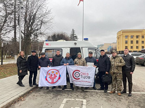 Мусульмане продолжают помогать фронту- отправлена очередная машина «Скорой помощи»