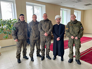 Встреча с военнослужащими-мусульманами