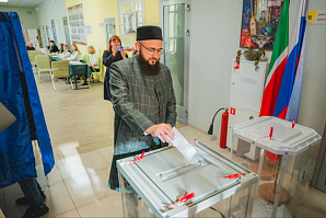Муфтий Камиль хазрат проголосовал на выборах Раиса Республики Татарстан