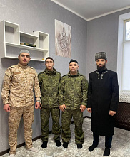 Первая молельная комната в воинской части Крыма