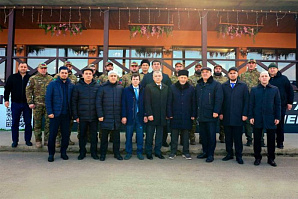Муфтий Дагестана встретился с бойцами батальона «Каспий»