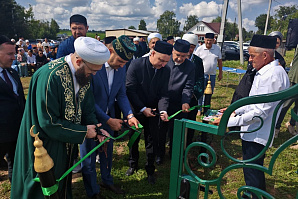 В Атнинском мухтасибате открылась новая мечеть