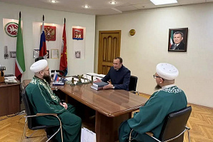 Муфтий Камиль хазрат провел встречу с мусульманами Тукаевского района